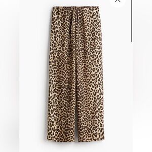 WIDE-LEG VISCOSE PANTS